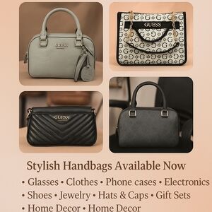 GUESS Elegant Black Satchel